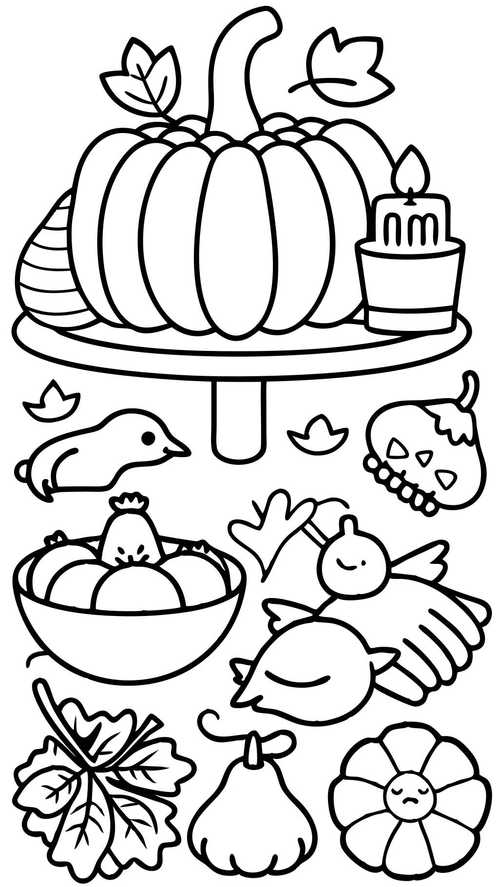 thanksgiving day printable coloring pages